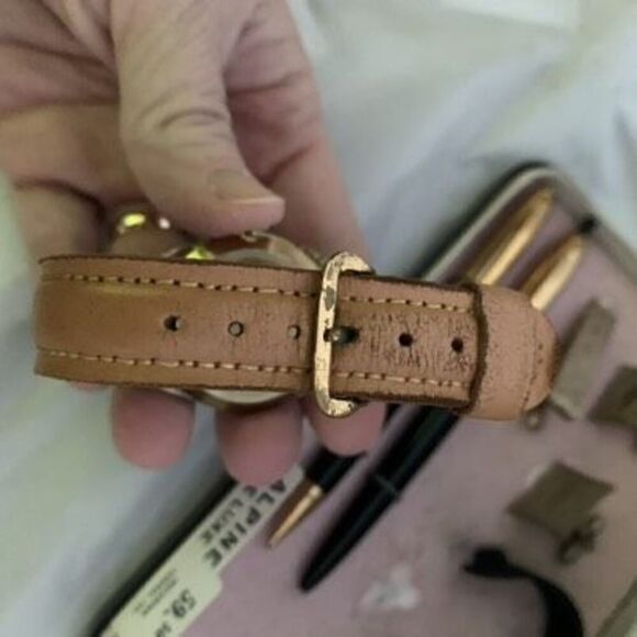 Alpine De Luxe Alpine USA Pencil Perma Matic Pen Geneva Jeweled Swiss Watch - Picture 6 of 14